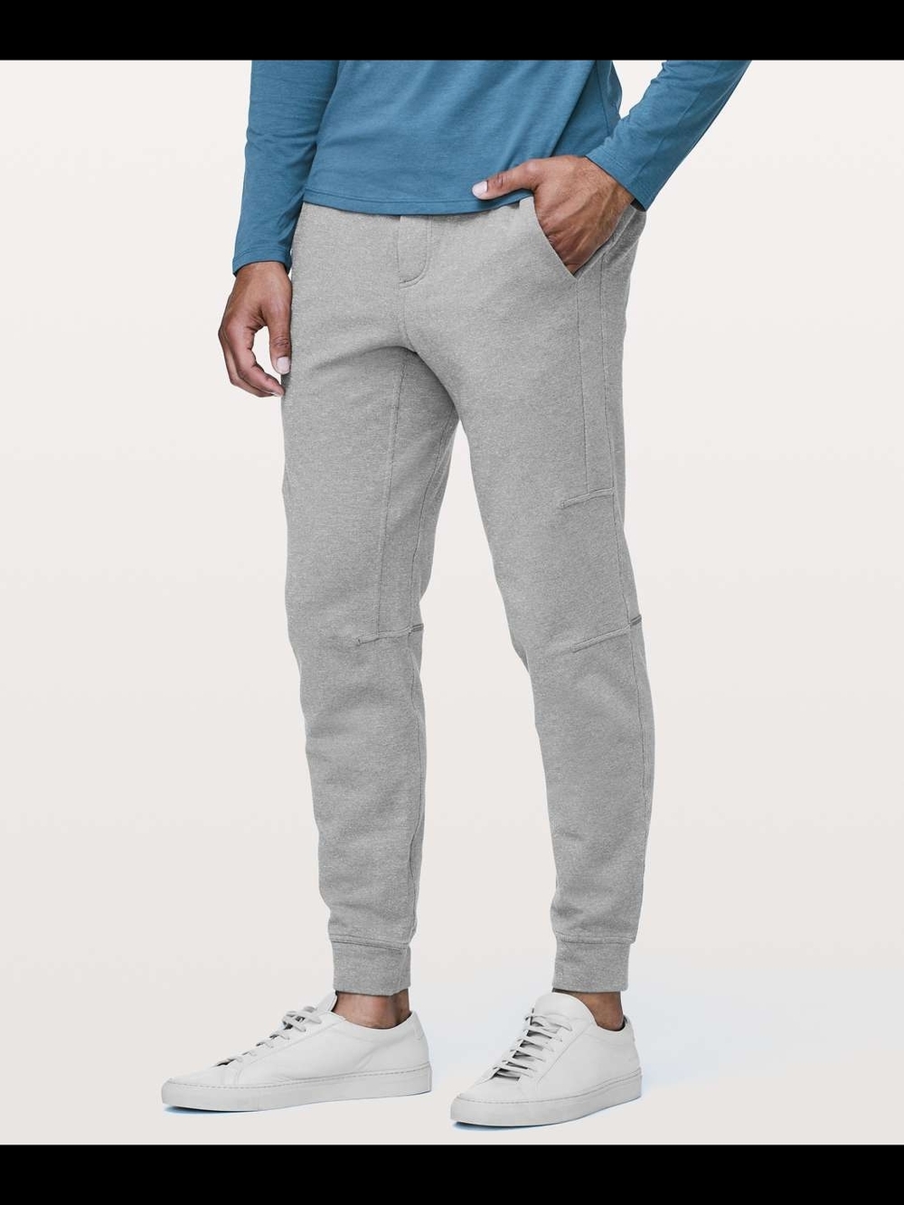 Size M MENS LULULEMON CIRY SWEAT PANTS IN HEATHERED GREY